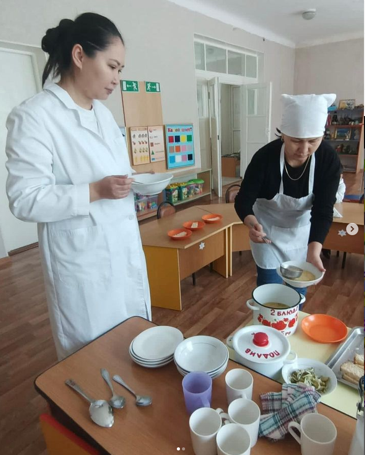 Ас мәзірінің көрінісі